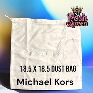 Michael Kors 18.5 x 18.5 White Dust Bag